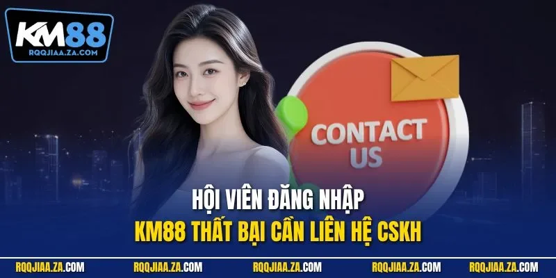 Hội viên đăng nhập KM88 thất bại cần liên hệ CSKH